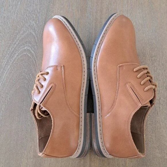 Kenneth Cole Klay Smooth Toe Oxford with Flex - Color: Cognac - Size: Kid 4 - Picture 7 of 9